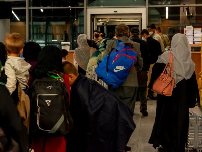 Ramstein transforms into major evac hub 210823-F-VY348-0028