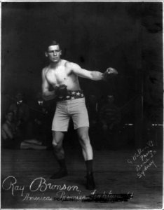 Ray Bronson, America's premier lightweight, touring the world LCCN2001704428