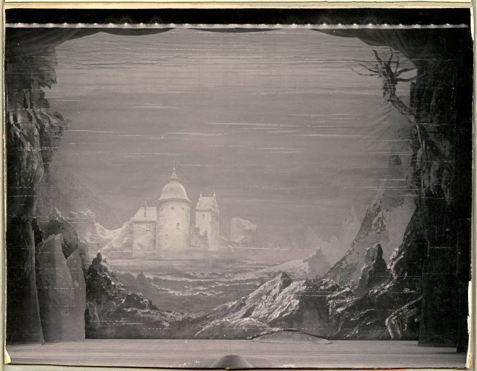 Ran, Kungliga teatern 1903. Scenografibild - SMV - H14 026