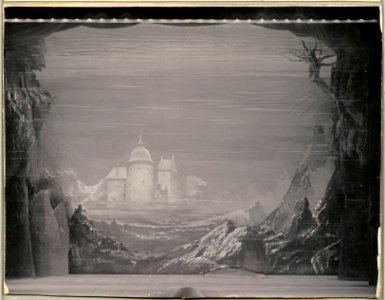 Ran, Kungliga teatern 1903. Scenografibild - SMV - H14 026