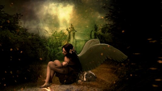 Heaven photo manipulations girl photo