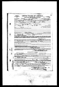 Ray Milland naturalization in 1938