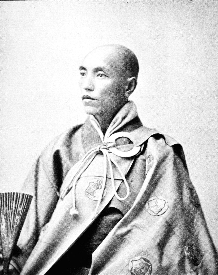 PSM V43 D343 Buddhist priest in full canonicals