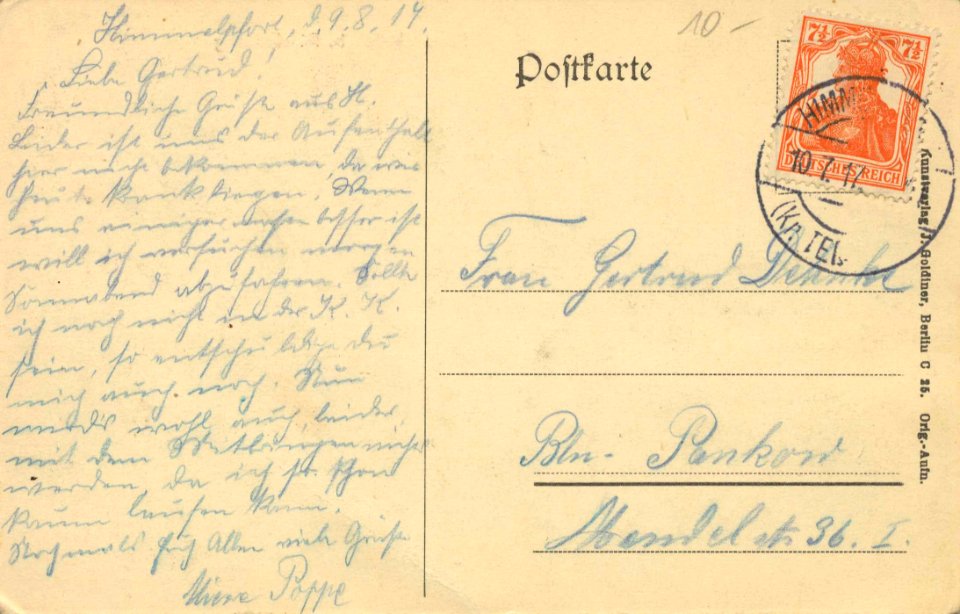 Ravensbrück, Brandenburg - Gebäudeansicht (back) (Zeno Ansichtskarten)