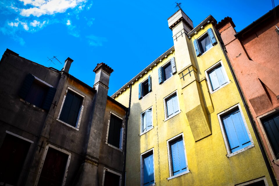 Construction blue sky