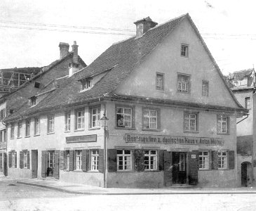 Ravensburg Eisenbahnstraße17 Zum Deutschen Haus vor1912
