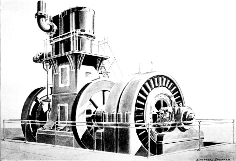 PSM V43 D744 Westinghouse ten thousand light alternator photo