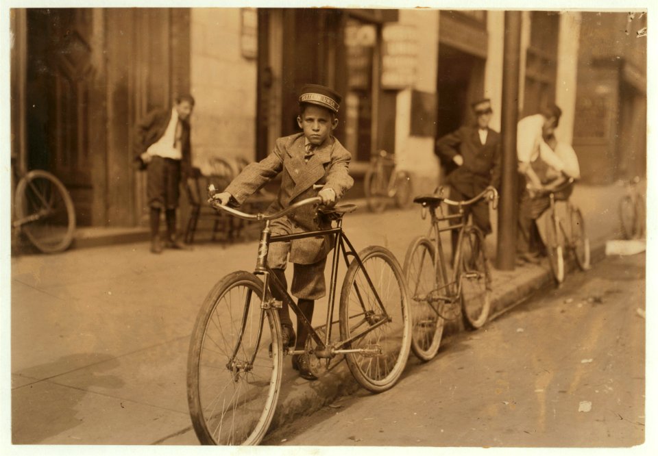Raymond Bykes, Western Union No. 23, Norfolk Va. Said he was fourteen years old. Works until after one A.M. every night. He is precocious and not a little 'tough.' Has been here at this LOC cph.3c30786