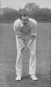 Ranji 1897 page 025 Mordaunt ready for a catch
