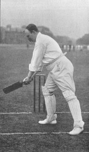 Ranji 1897 page 337 K. J. Key's push-stroke in the slips
