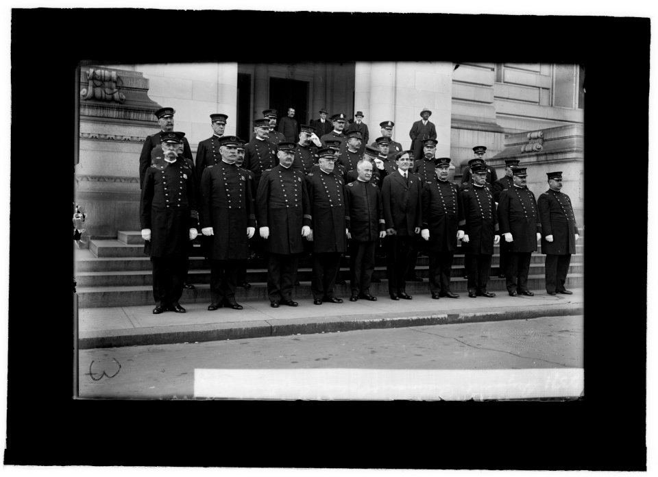 Raymond Pullman & Police Captain's group LCCN2016821361