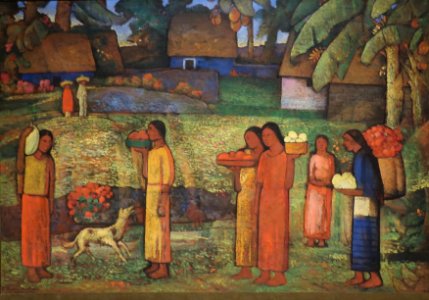 Women Carrying Food by Alfredo Ramos Martínez