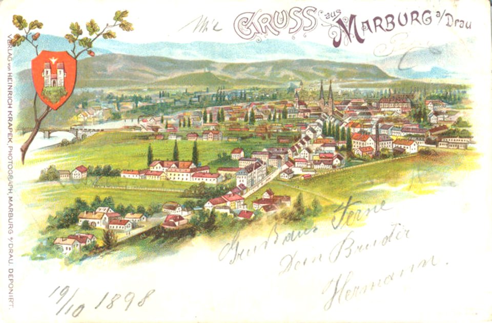 Razglednica Maribora 1905 (2)