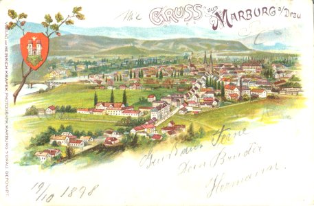 Razglednica Maribora 1905 (2)