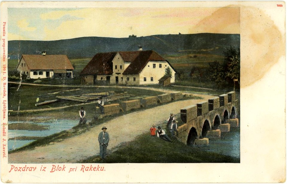 Razglednica Velikih Blok 1901