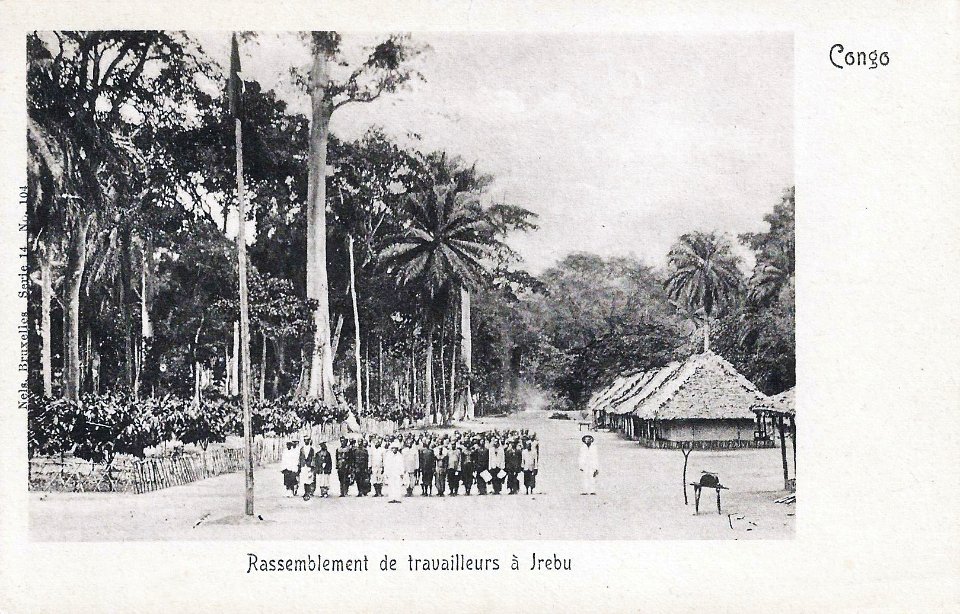 Rassemblement de travailleurs à Irebu