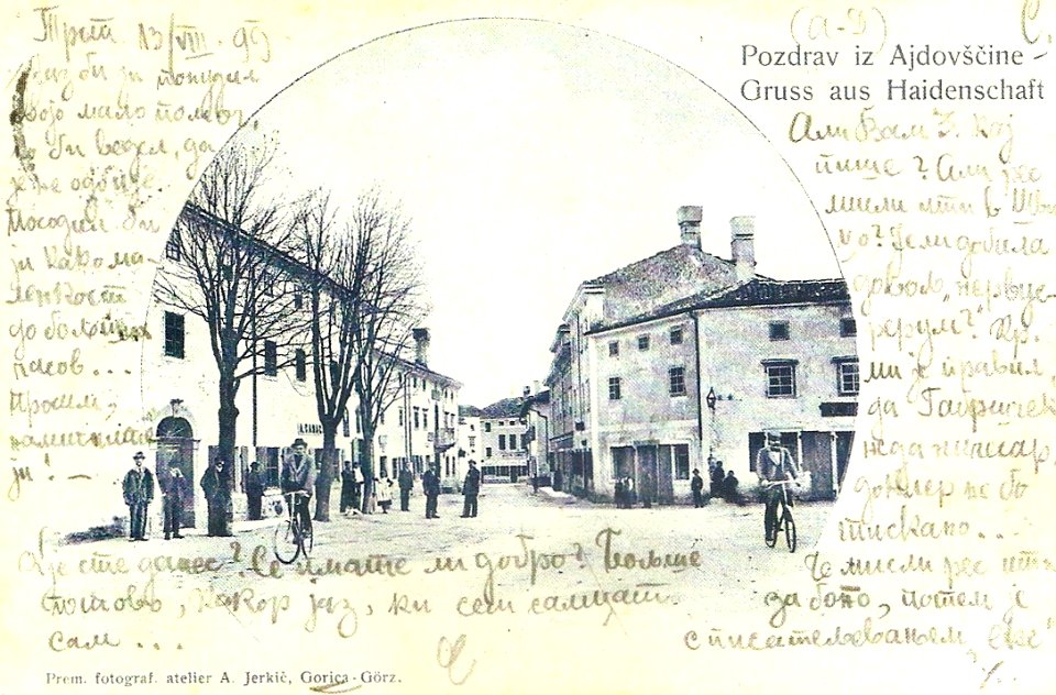 Razglednica Ajdovščine 1899