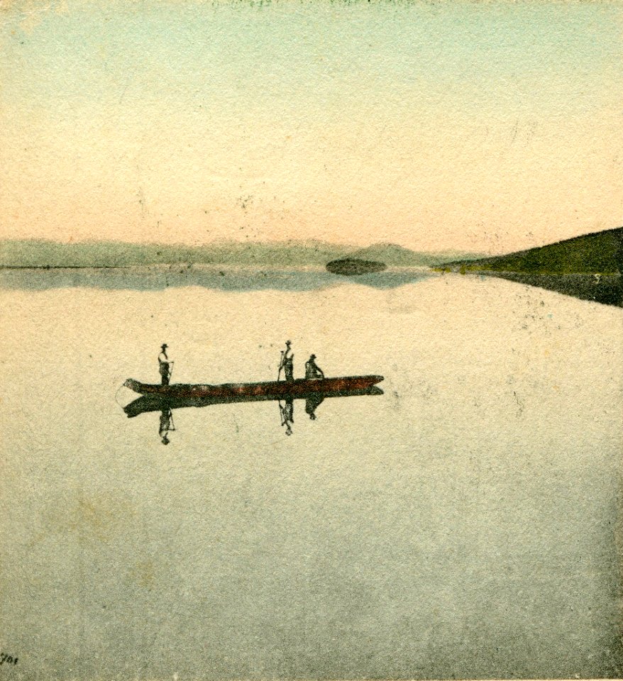 Razglednica Cerkniškega jezera 1907 (1)