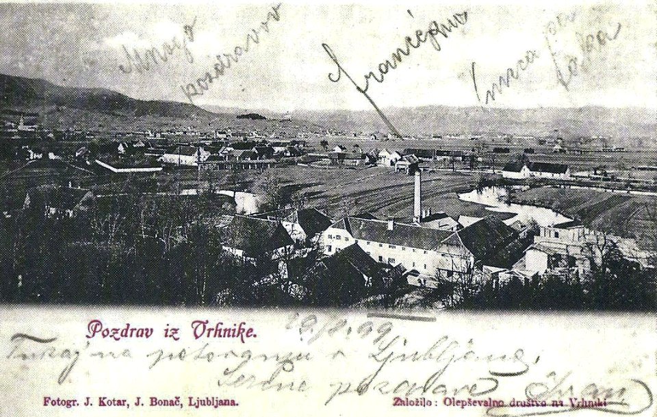 Razglednica Vrhnike (Kotar)