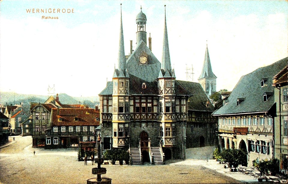 Rathaus Wernigerode 1906