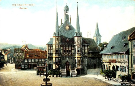 Rathaus Wernigerode 1906