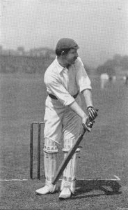 Ranji 1897 page 191 W. Newham's square glance