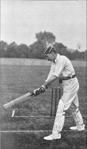 Ranji 1897 page 201 A. E. Stoddart's forward-cut