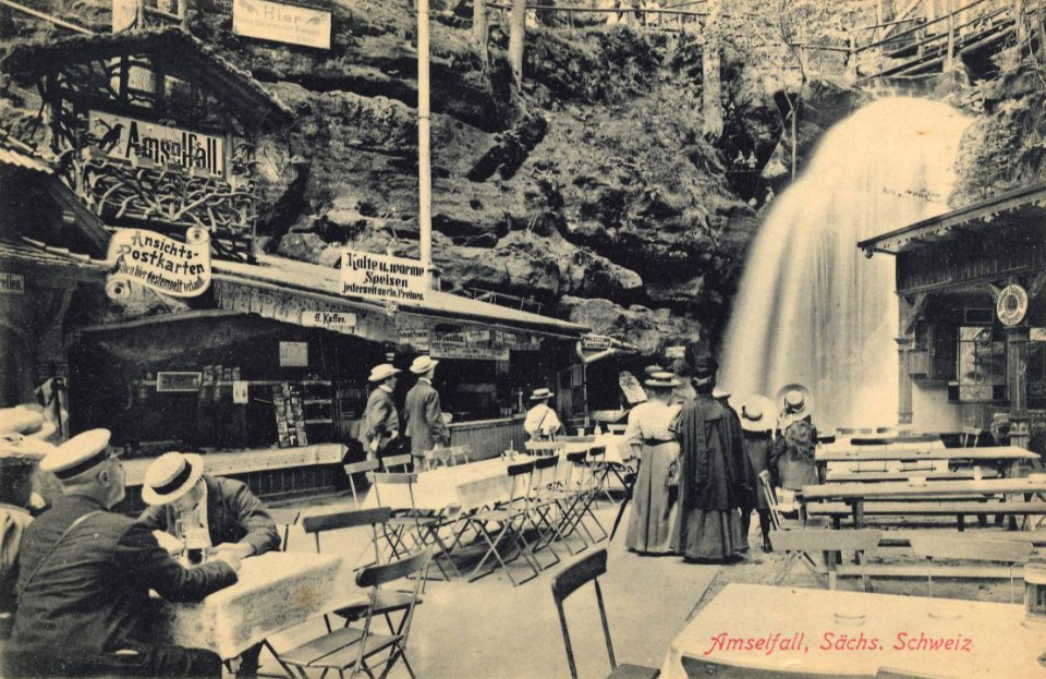 Rathen, Kurort, Sachsen - Amselfall (Zeno Ansichtskarten)