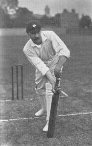Ranji 1897 page 293 F. S. Jackson forcing ball to leg