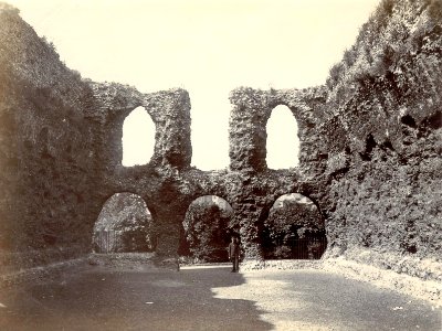 Reading Abbey, Ruins of the Chapter House, c. 1870 photo