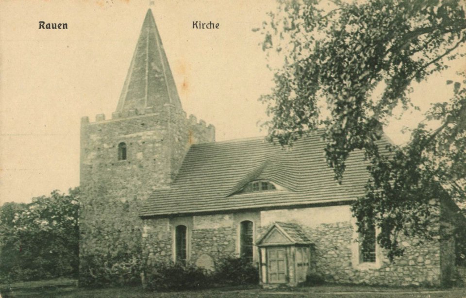 Rauen, Brandenburg - Kirche (Zeno Ansichtskarten)
