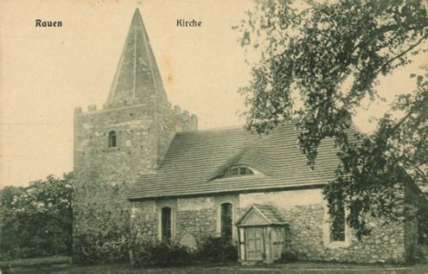 Rauen, Brandenburg - Kirche (Zeno Ansichtskarten)