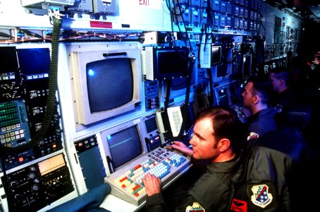 RC-135W Rivet Joint interior