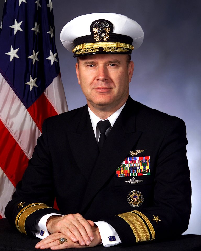 Rear Adm. (upper half) Lewis W. Crenshaw
