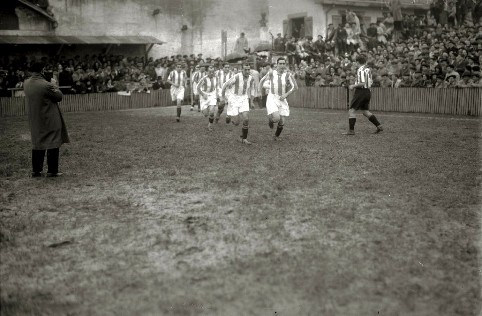 Real Sociedad en Atotxa (1 de 9) - Fondo Car-Kutxa Fototeka