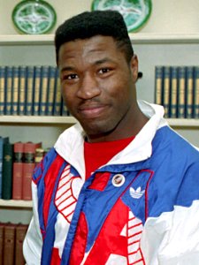 Ray Mercer in the Oval Office 1988 (cropped)