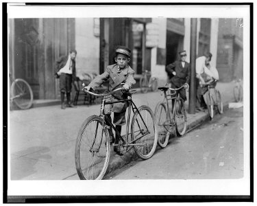 Raymond Bykes, Western Union No. 23, Norfolk Va. Said he was fourteen years old. Works until after one A.M. every night. He is precocious and not a little 'tough.' Has been here at this LOC cph.3c30786