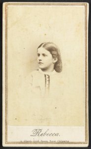 Rebecca, a slave girl from New Orleans - Chas. Paxson, photographer, N.Y. LCCN2010647890