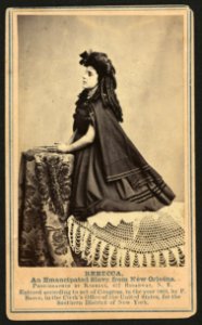 Rebecca, an emancipated slave from New Orleans - photographed by Kimball, 477 Broadway, N.Y. LCCN2010647898