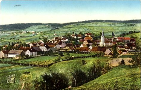 Razglednica Unca 1915