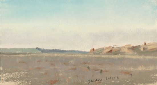 Shadow Colors by Frank Reaugh, pastel