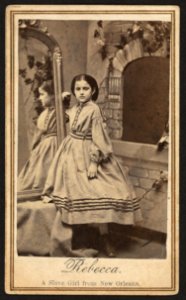 Rebecca, a slave girl from New Orleans - Chas. Paxson, photographer, N.Y. LCCN2010647891