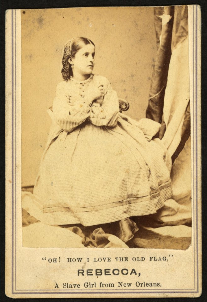 Rebecca, a slave girl from New Orleans - Chas. Paxson, photographer, New York. LCCN2010647856