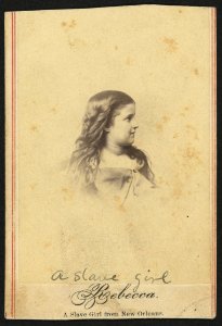 Rebecca, a slave girl from New Orleans - J. E. McClees, artist, 910 Chestnut Street, Philadelphia. LCCN2010647866