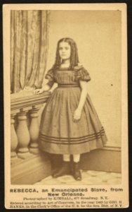Rebecca, an emancipated slave, from New Orleans - photographed by Kimball, 477 Broadway, N.Y. LCCN2010647847