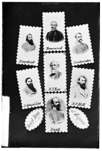 Rebel Army of Virginia- Longstreet, Beauregard, Breckenridge, Fitzhugh Lee, R.E. Lee, A.P. Hill, and Ewell LOC cwpb.07618