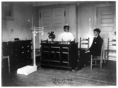 Receiving room of tuberculosis clinic, Schenectady, N.Y. LCCN2003669729 photo