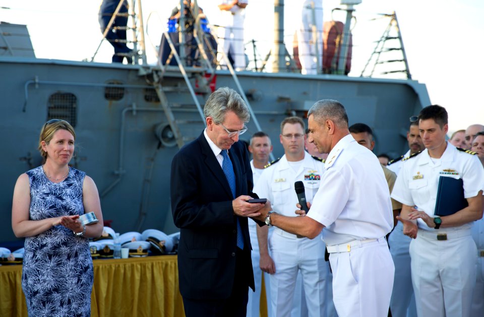 Reception with Ambassador Pyatt Aboard USS ROSS, July 24, 2016 (27968054073)