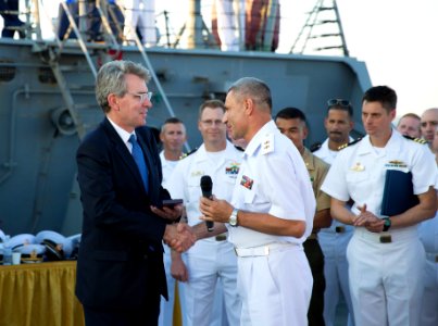 Reception with Ambassador Pyatt Aboard USS ROSS, July 24, 2016 (28299484300)
