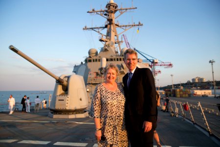 Reception with Ambassador Pyatt Aboard USS ROSS, July 24, 2016 (28477177492)